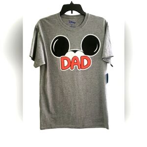 NWT Disney Puff Print Tee/T-Shirt Heather Gray Size Medium